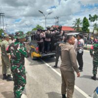 Kodim 1710/Mimika Gelar Patroli Gabungan Antisipasi Gangguan Kamtibmas di Wilayah Timika