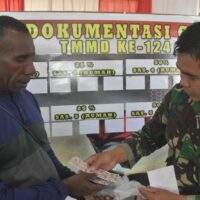 Sambut Hari Juang TNI AD, Kodim 1710/Mimika Gelar Bakti Kesehatan Bagi Masyarakat