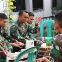 Letkol Marinir Helilintar, Pimpin Langsung Morning Brifing Bersama Seluruh Perwira Yonif 2 Marinir