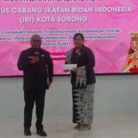 Wali Kota Sorong Buka Muscab V IBI, Dorong Penguatan Layanan Kebidanan OAP dan Transformasi Kesehatan