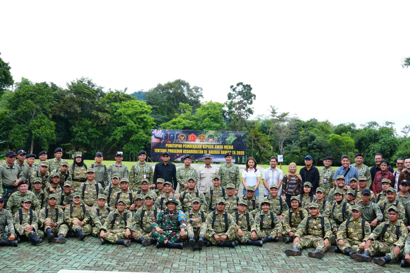 Pembekalan Prosedur Kedaruratan di Daerah Rawan kepada Awak Media Resmi Ditutup