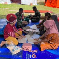 TNI Operasikan Dapur Lapangan di Langkat untuk Bantu Warga Terdampak Banjir