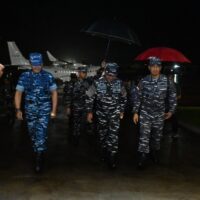 Danlanud Sultan Hasanuddin Sambut Kedatangan Wakasal di Makassar