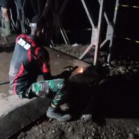 Pembangunan Jembatan Bailey Teupin Reudeup Penghubung Bireuen–Aceh Utara Capai 99 Persen