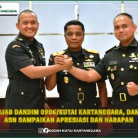 Sertijab Dandim 0906/Kutai Kartanegara, Danrem 091/ASN Sampaikan Apresiasi dan Harapan