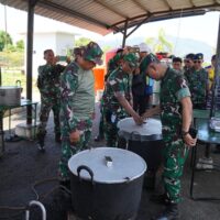 Kasum TNI Tinjau Pembangunan Hunian Sementara di Desa Napa Tapanuli Selatan