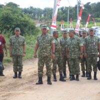 Menteri Pertahanan RI Kunjungi Brigif TP 85/BTC di Kutai Barat