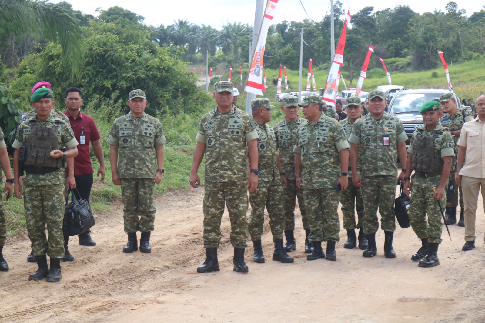 Menteri Pertahanan RI Kunjungi Brigif TP 85/BTC di Kutai Barat