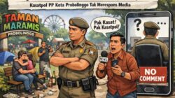 Terkait Penataan Taman Maramis, Kasatpol PP Kota Probolinggo Hingga Kini Belum Menanggapi Media
