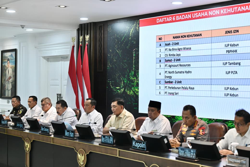 Wapang TNI dan Kasum TNI Hadiri Konferensi Pers Satgas Penertiban Kawasan Hutan Wapang TNI dan Kasum TNI Hadiri Konferensi Pers Satgas Penertiban Kawasan Hutan