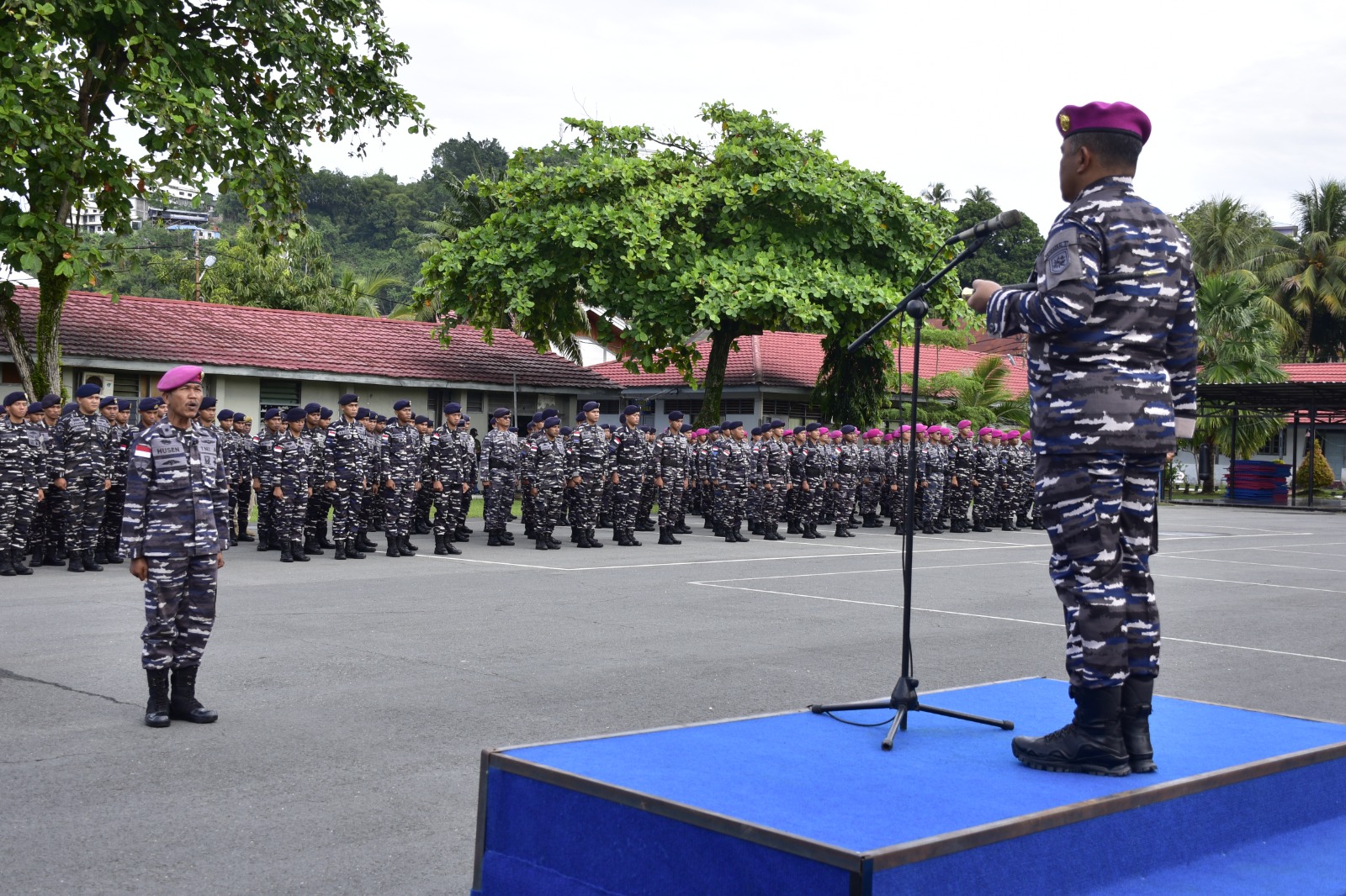 Dankodaeral X Pimpin Apel Khusus dan Jam Komandan