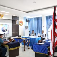 Dankodaeral XIII Hadiri Penandatanganan Kontrak Pengadaan Barang Dan Jasa Secara Kolektif UO TNI AL Tahun 2026