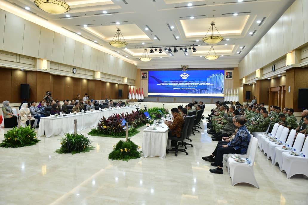 Panglima TNI Dampingi Menhan RI Hadiri Entry Meeting Pemeriksaan Keuangan di BPK RI