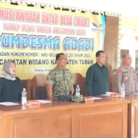 Kapolsek Widang Hadir Dalam Giat Musyawarah Antar Desa