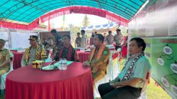 Sebelum Upacara Pembukaan, Pasiter Kodim 0912/Kubar Paparkan Sasaran TMMD Wiltas Ke-127 di Hadapan Bupati dan Forkopimda