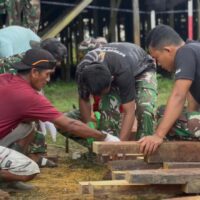 Dari Tering Lama untuk Masa Depan, TNI dan Warga Satukan Tenaga Bangun Sumber Air