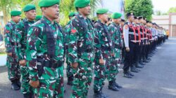 TNI-Polri Bersinergi, Apel Siaga Kamtibmas Selama Bulan Ramadhan di Kota Tidore