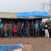 Satgas INDORDB XXXIX-G Berhasil Ajak 80 Anggota  Milisi Kembali Ke Negaranya