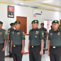 Dandim 1710/Mimika Pimpin Tradisi Korps Pindah Satuan dan Purna Tugas Prajurit