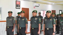 Dandim 1710/Mimika Pimpin Tradisi Korps Pindah Satuan dan Purna Tugas Prajurit