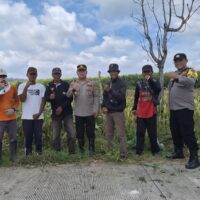 Sambangi kelompok Tani, Kapolsek Widang Ajak Tingkatkan Produksi Jagung