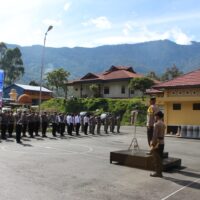 Kodim 1714/PJ Berpartisipasi Dalam Apel Gelar Pasukan Operasi Keselamatan Noken 2026 di Polres/PJ