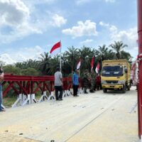 TNI Rampungkan Jembatan Bailey Alue Leuhob Aceh Utara, Akses Tiga Kecamatan Kembali Terhubung