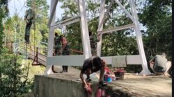 TNI AD Rampungkan Perehapan Jembatan Gantung Desa Empus, Bukti Nyata Pengabdian untuk Rakyat