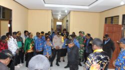 Dandim 1714/PJ Dukung Pemerintah Daerah Peresmian Gedung Lubung Pangan Dinas Ketahanan Pangan Kabupaten Puncak Jaya