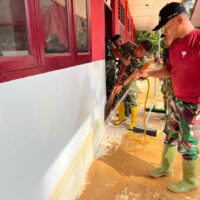 TNI AD Percepat Pemulihan Sekolah Terdampak Bencana di Tapanuli Tengah