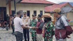 Koramil 1714-01/Ilu Kawal Aksi Demo Damai Masyarakat Distrik Ilu (20 Kampung) di Kabupaten Puncak Jaya