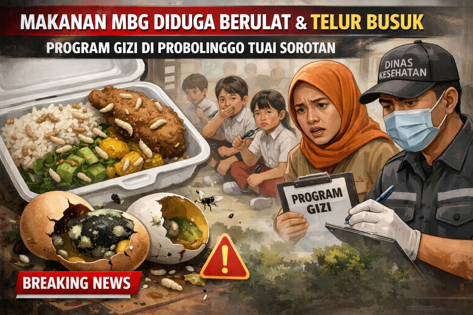 Temuan Makanan Diduga Tak Layak pada MBG, Aktivis Minta Evaluasi Total