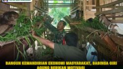 Bangun Kemandirian Ekonomi Masyarakat, Babinsa Giri Agung Berikan Motivasi