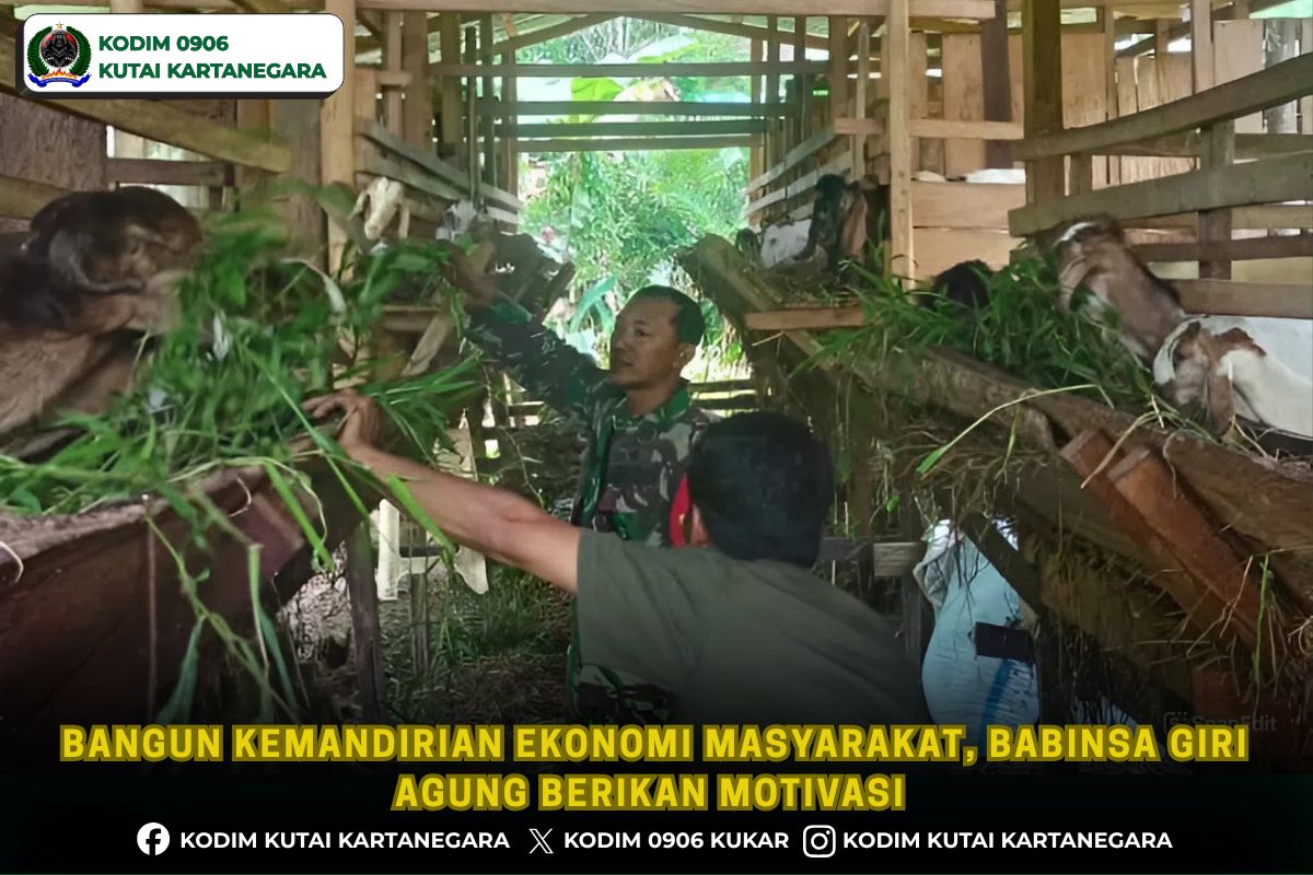 Bangun Kemandirian Ekonomi Masyarakat, Babinsa Giri Agung Berikan Motivasi Bangun Kemandirian Ekonomi Masyarakat, Babinsa Giri Agung Berikan Motivasi