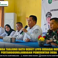 Babinsa Tanjung Batu Sebut LPPD Sebagai Bentuk Pertanggungjawaban Pemerintah Desa