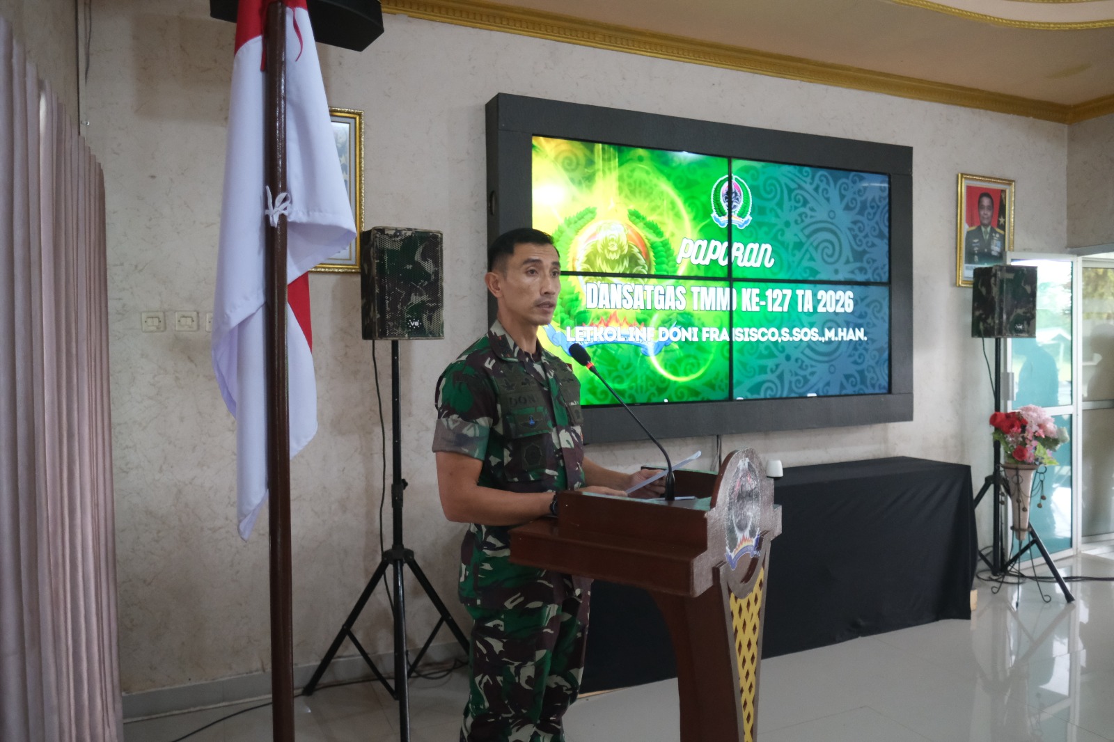 Tim Wasev Sterad Tinjau Progres TMMD Ke-127 di Kodim 0912/Kubar, Bupati Paparkan Dukungan Pemda