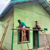 Sentuhan Akhir Satgas TMMD, RTLH Kini Tampak Lebih Cantik dan Nyaman