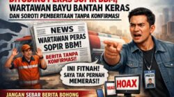 Nama Dicatut dalam Tuduhan Pemerasan, Wartawan Bayu: Saya Tidak Pernah Dikonfirmasi