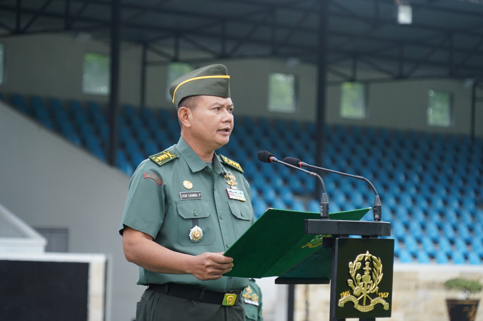 Perkuat Disiplin dan Soliditas Akmil Gelar Upacara Bendera dan Latihan Defile