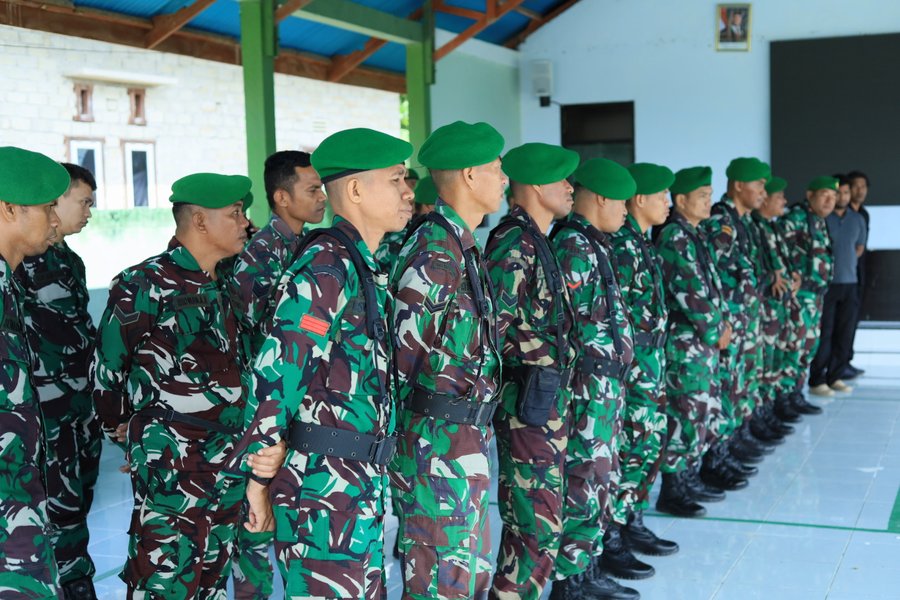 Apel Cuti Lebaran, Personel Kodim 1505/Tidore Diingatkan Utamakan Keamanan Saat Mudik