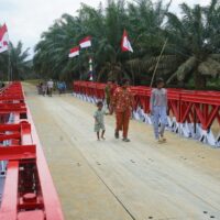 Bagian dari 218 Jembatan Nasional, TNI AD Bangun 35 Jembatan Bailey di Aceh