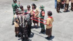 Kodim 1714/Puncak Jaya Selenggarakan Kegiatan Persami KKRI Tanamkan Nilai Kebangsaan Pada Siswa SMK Negeri 1 Mulia