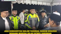 Jaga Kondusifitas Malam Takbiran, Dandim 0906/Kkr Bersama Muspida Gelar Patroli Gabungan