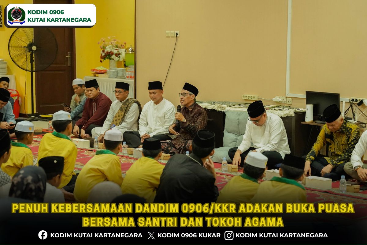 Penuh Kebersamaan Dandim 0906/kkr Adakan Buka Puasa Bersama Santri dan Tokoh Agama Penuh Kebersamaan Dandim 0906/kkr Adakan Buka Puasa Bersama Santri dan Tokoh Agama