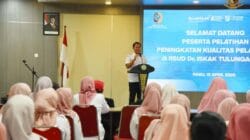 Pelatihan Peningkatan Kualitas Pelayanan di RSUD dr. Iskak Resmi Dibuka Oleh Plt Bupati Tulungagung