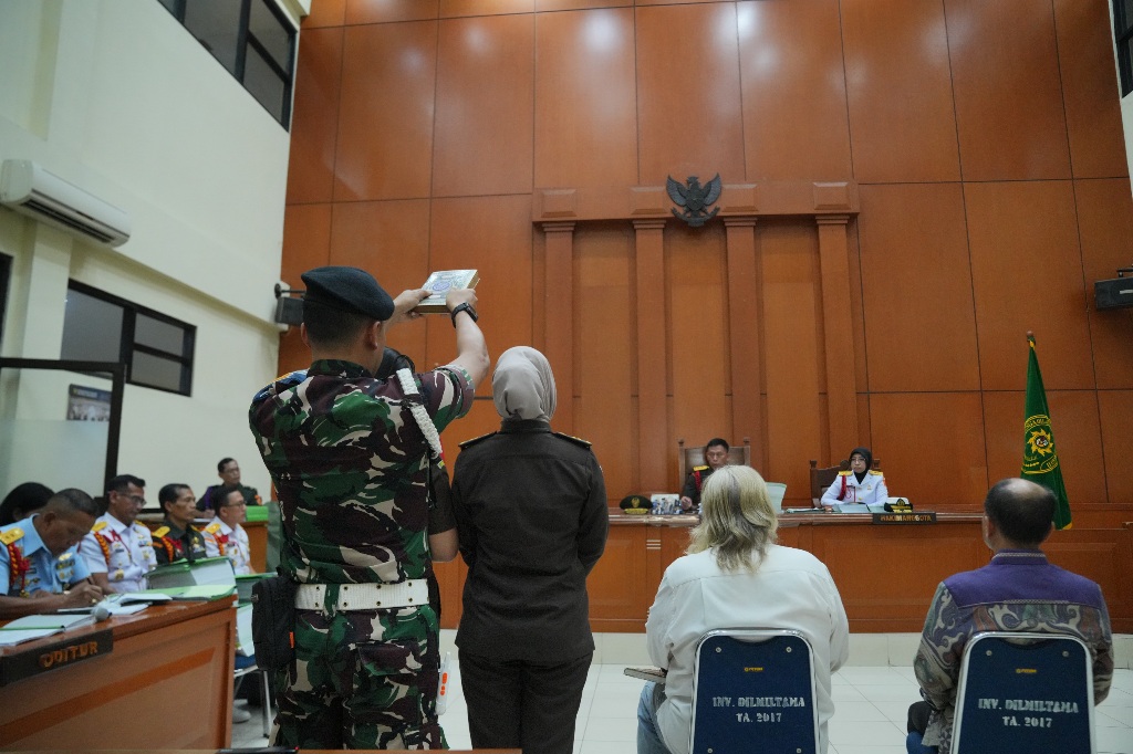 Sidang Perdana Kasus Dugaan Korupsi Satelit Navayo Digelar di Pengadilan Militer Tinggi II Jakarta