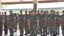 Kodim 1710/Mimika Gelar Acara Laporan Korps Kenaikan Pangkat