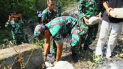Jembatan Garuda Mulai Dibangun, Kodim 1505/Tidore Wujudkan Harapan Warga Desa Gita Raja
