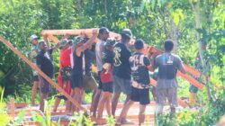 Satgas TMMD Reguler ke-128 Kodim 1801/Manokwari Bangun Rumah Warga Tanah Rubuh dari Nol