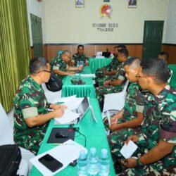 Pastikan Tertib Administrasi, Tim Wasrik Itdam XV/Pattimura Kunjungi Kodim 1505/Tidore